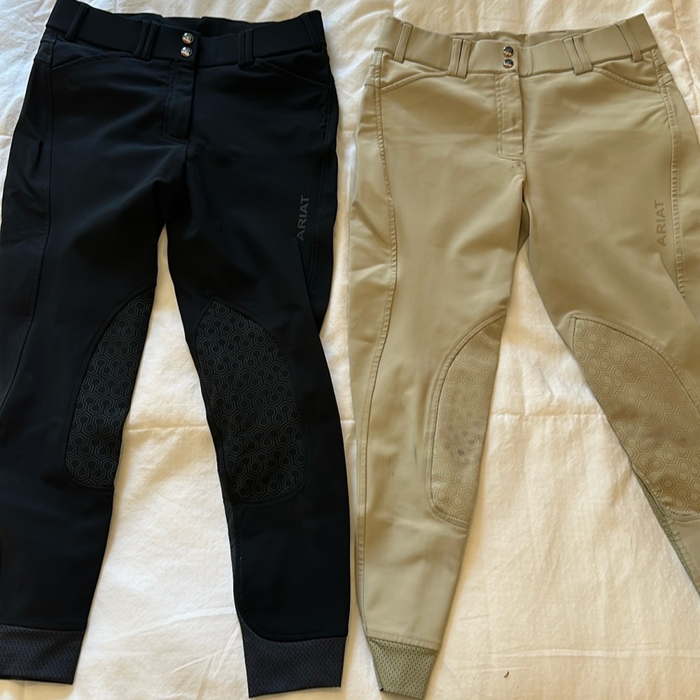 Ariat Tri Factor breeches women’s 26R set of 2 - black and beige